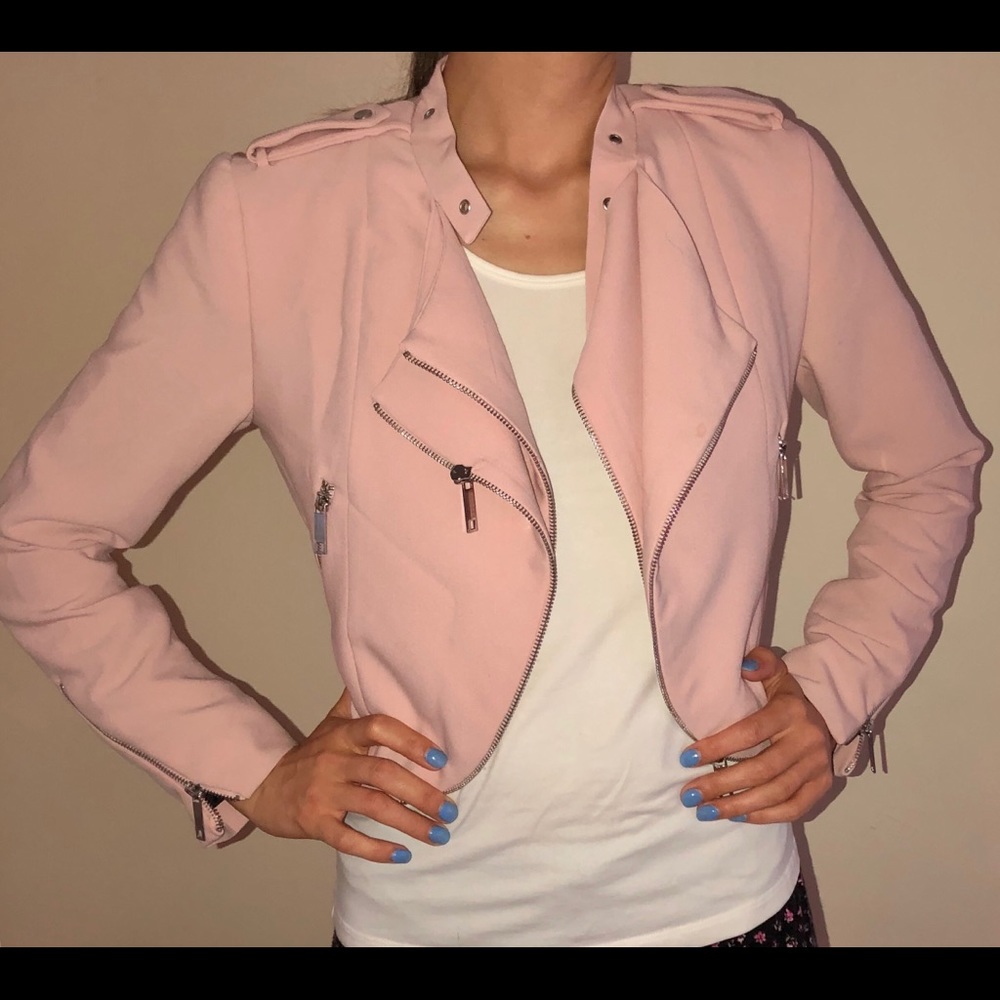 Baby Pink zipper jacket